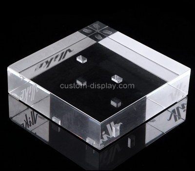 Custom square perspex display block