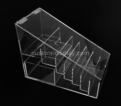 Custom 7 grids acrylic organizer box