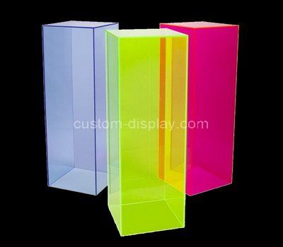 Custom tall acrylic display case