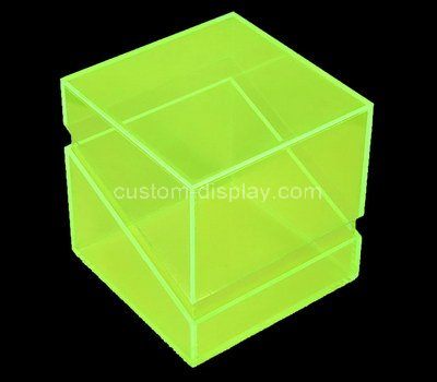 Custom green acrylic box