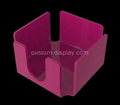 Custom acrylic notepaper holder box