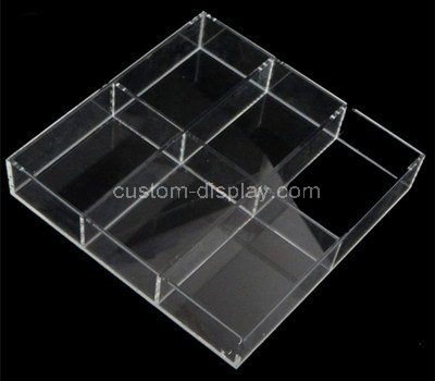 Custom 6 grids clear acrylic box