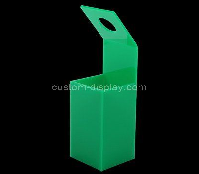Custom green acrylic flower box