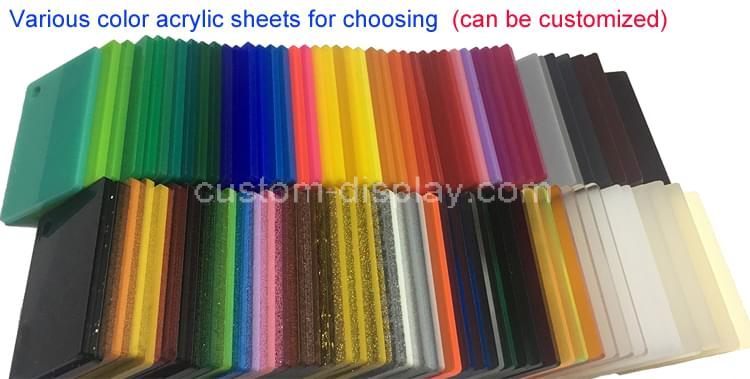 Various color acrylic sheets for choosing