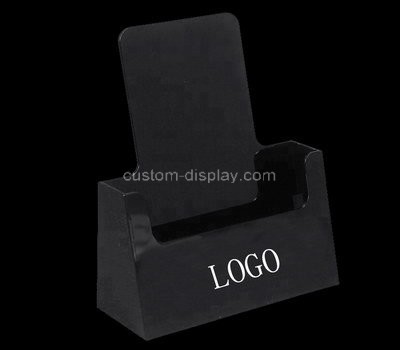 Custom table top black acrylic brochure holder