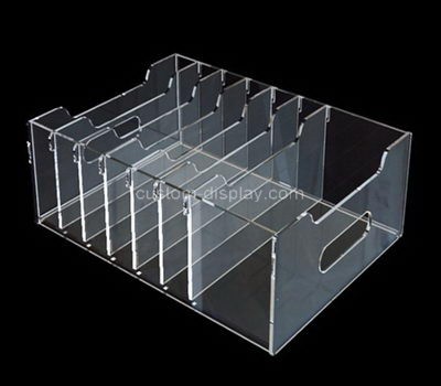 Custom 7 grids acrylic file organziers