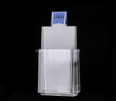 Custom table top 2 sided acrylic literature holders