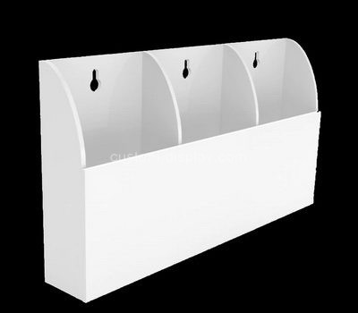 Custom wall 3 pockets acrylic literature holders