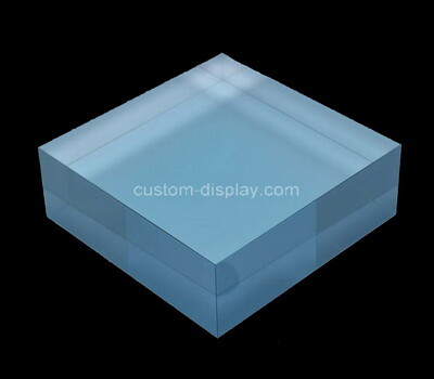 Custom blue acrylic display block