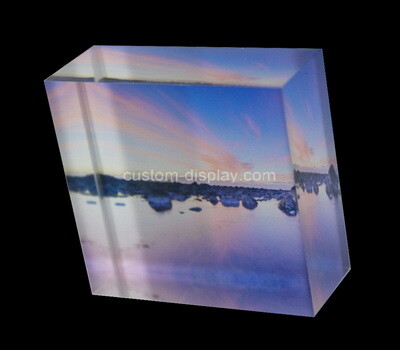 Custom plexiglass UV printing block