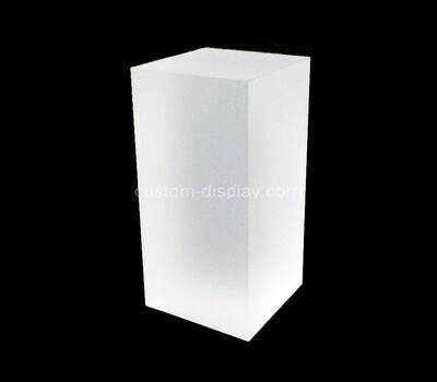Custom white acrylic display block
