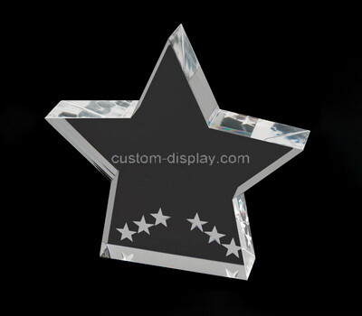 Custom clear acrylic star