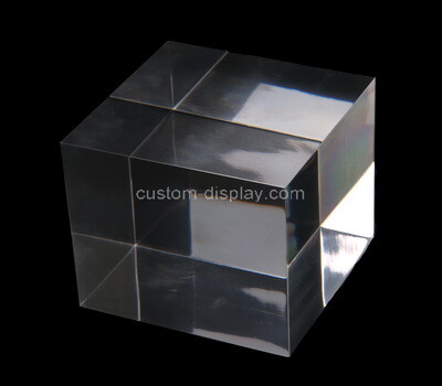 Custom clear acrylic cube