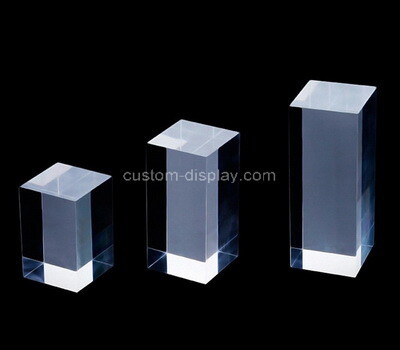 Custom clear lucite dish block