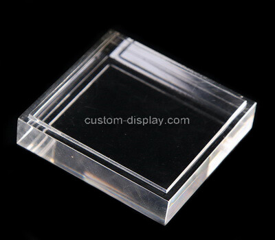Custom clear perspex display block