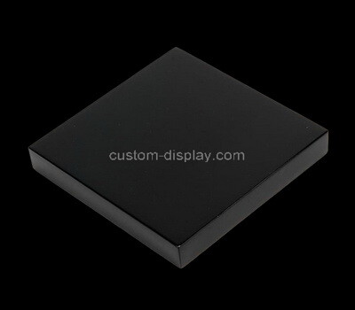 Custom black lucite display block