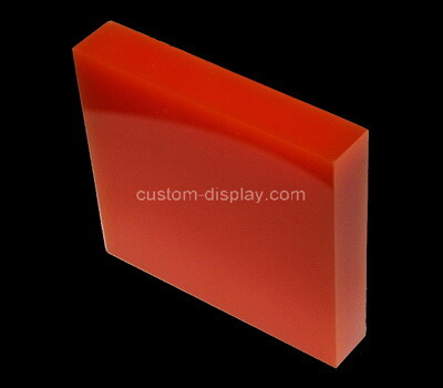 Custom red perspex display block