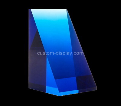 Custom triangle perspex jewelry display block