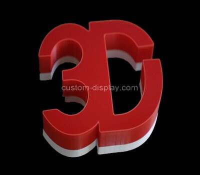 Custom acrylic 3D letters