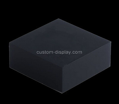 Custom black acrylic display block