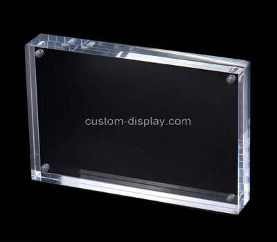 Custom clear acrylic magnet photo block