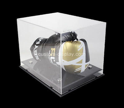 Custom acrylic boxing glove display box