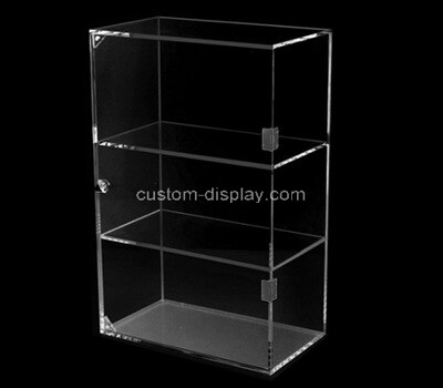Custom 3 tiered clear acrylic display cabinet