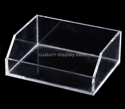 Custom table top clear plexiglass organizer box