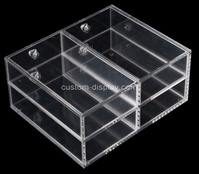 Custom clear plexiglass 4 drawers boxes