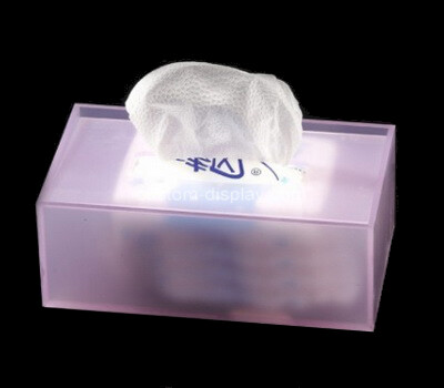 Custom plexiglass tissue paper holder box