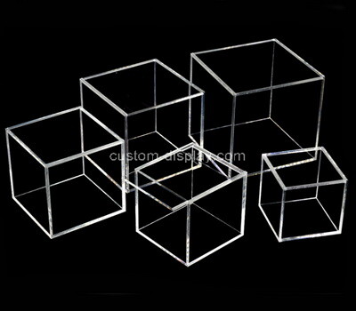 Custom square clear plexiglass cases
