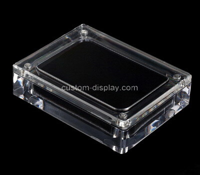 Custom clear plexiglass jewellery box