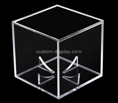 Custom clear plexiglass ball display box