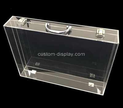 Custom flat clear plexiglass display case