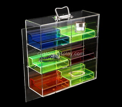 Custom 3 tiers plexiglass display cabinet