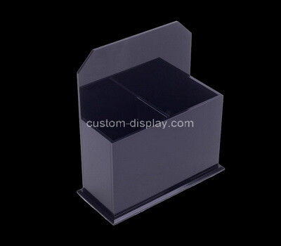 Custom 2 grids black plexiglass box