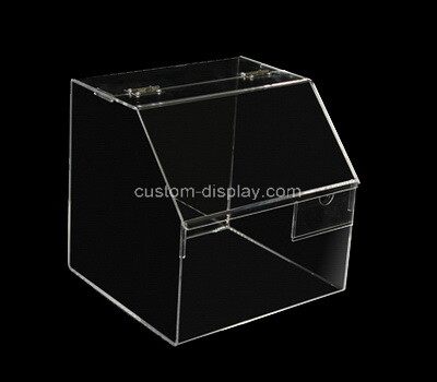 Custom counter top clear plexiglass box, custom acrylic box