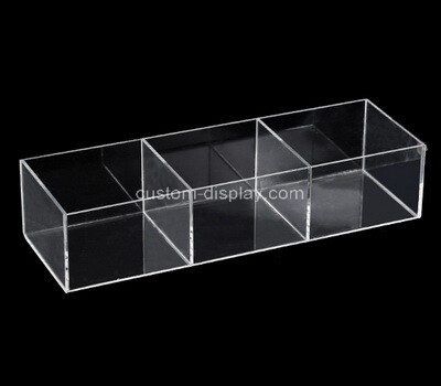 Custom 3 grids clear plexiglass box