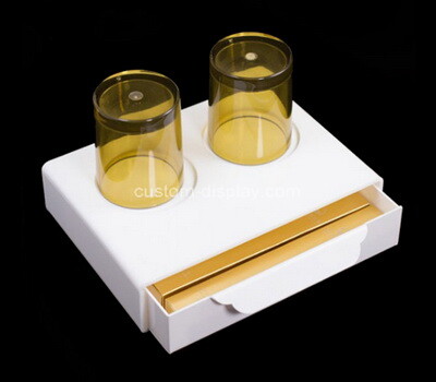 Custom plexiglass hotel supplies organizer box