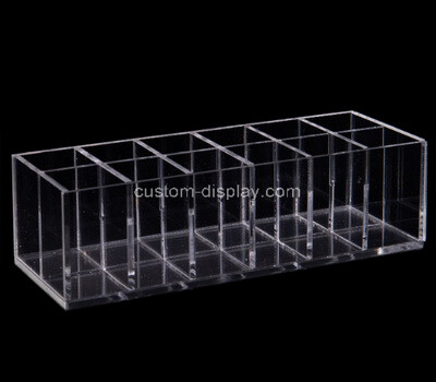 Custom 12 grids clear plexiglass organizer box