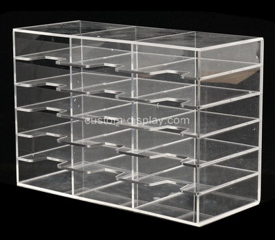 Custom 24 grids clear plexiglass display box