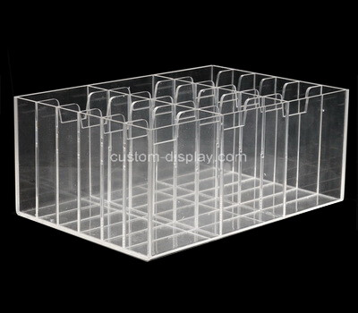 Custom 18 grids clear plexiglass display box