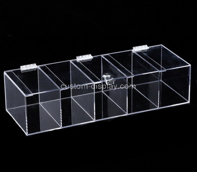 Custom 5 grids clear plexiglass display case