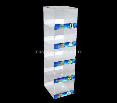 Custom acrylic 5 tiers display cabinet