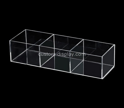 Custom clear perspex 3 grids display case