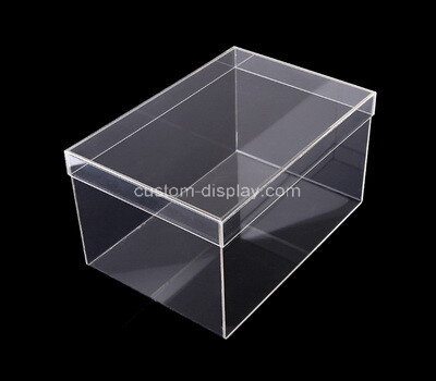 Custom clear lucite box with lid