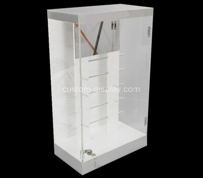 Custom lockable acrylic display cabinet