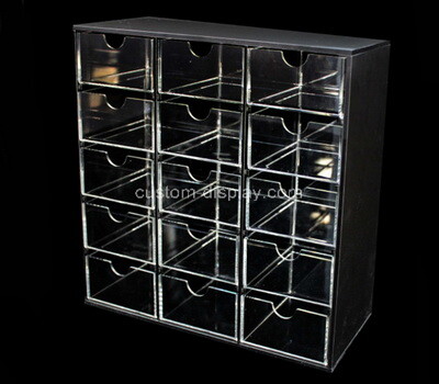 Custom acrylic 15 drawers cabinet