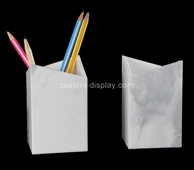 Custom table top perspex pen holders