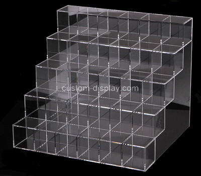 Custom 5 tiers perspex multi grids display box